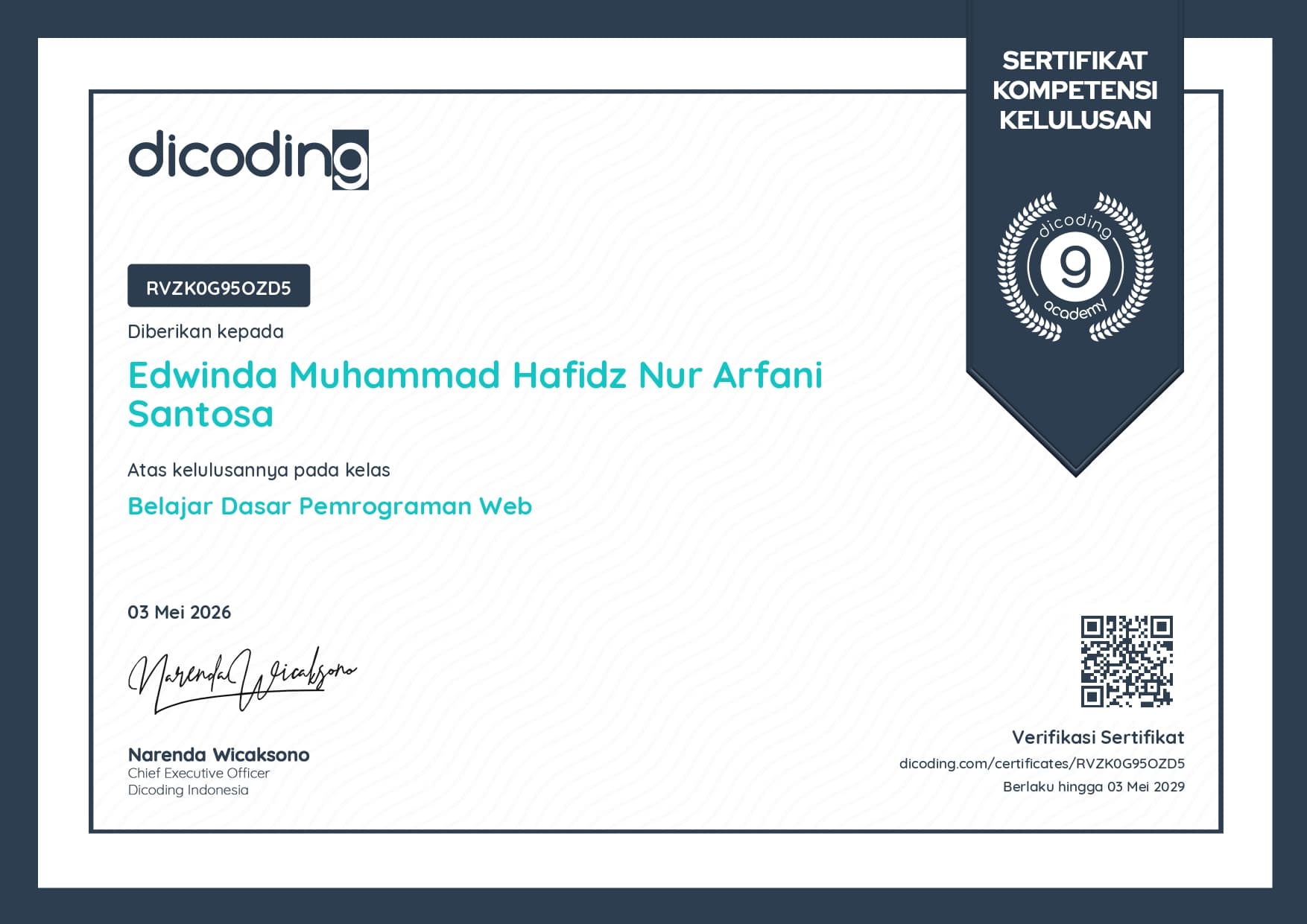 Belajar Dasar Pemrograman Web